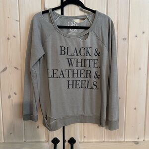 Chaser Gray Graphic Women's Sweater